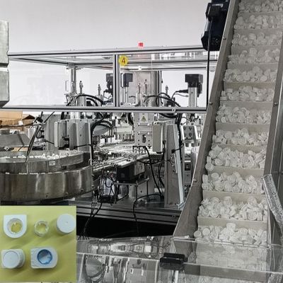 Ein guter Preis. Automatische Erkennung von zehn Hohlräumen für eine 100% qualifizierte Heli-Milchkappenmontage-Maschine Online
