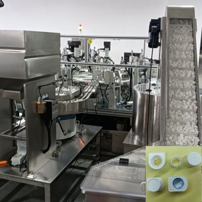 Ein guter Preis. 10 Hohlräume automatische Erkennung Edelstahl und Aluminiumlegierung Heli Milchkappe Montage-Maschine Online