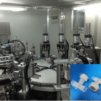 Ein guter Preis. ISO 9001 Certified Medical Product Assembly Machine for IV Soft Bag Caps Welding with 220V Voltage and 99% Qualified Rate Online