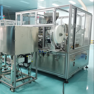 Ein guter Preis. High Operation Rate 96% Desiccant Cap Assembly Machine with High Capacity 1500-8500pcs/hr and Automatic Counting for Silica Gel Filling Online