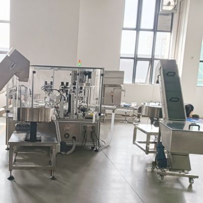Perfect Assembling Machine With High Qualified  For Laundry Detergent Bottle Cap Automatic Screwing Machine