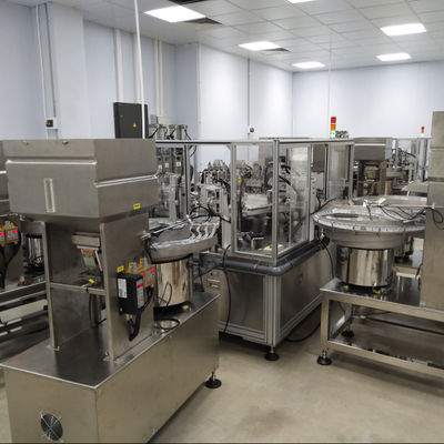 Double Pull-Ring Euro Cap Assembly Machine with 99% Qualified Rate 95% Operation Rate and L3500×W3400×H1800mm Dimensions