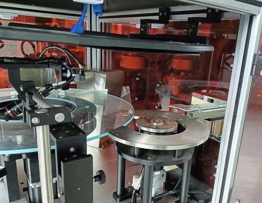 Ein guter Preis. 8000-15000 Stück/Stunde Produktionsgeschwindigkeit Euro-Kappen-Montage-Maschine für mehrfache Plastikkappen und Verschlüsse Online