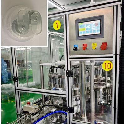 Ein guter Preis. Nichtstandard Automation Mechanische Doppelklappkappenmontage Maschine Schnelle Laufgeschwindigkeit Hohe Kapazität Online