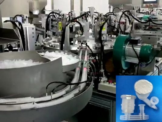 Ein guter Preis. Hohe Präzision und qualifizierte Rate mit Servomotor und Indexantrieb Medizinische Produktmontage-Maschine für IV-Tasche Verteilung Nadelkappe Montage-Maschine Online