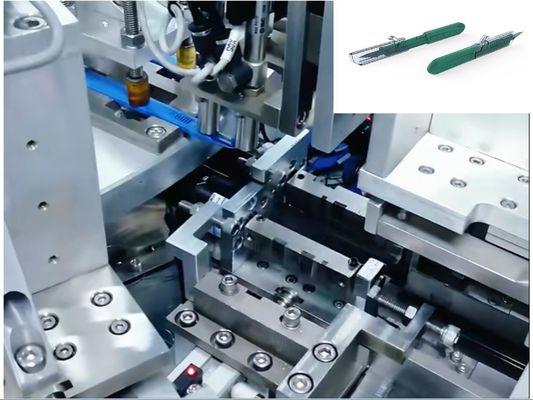 Ein guter Preis. Einweg-Scalpel Automatische Montage-Maschine Stabile Leistung Schnelle Betriebsrate Online
