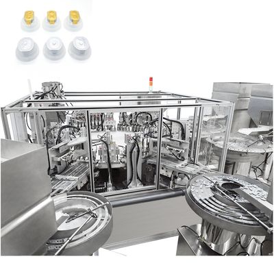 Automatisierte Montageanlage für Aluminiumfolienkappen für Infusionen, für leichtes Ablösen der Aluminiumfolie und hervorragende Schweißeigenschaften, IV-Flaschenverschlüsse mit unterschiedlichen Produktspezifikationen und Produktionsanforderungen
