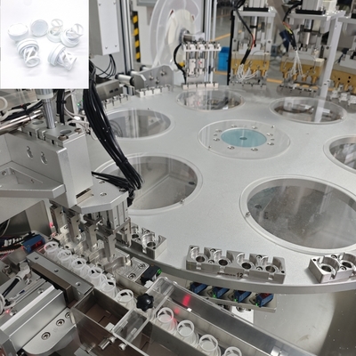 Automatisch schlagen und schneiden Siegelpapier Silica Gel Trocknungsmittel Kappe Montage Maschine mit automatischer Zählfunktion