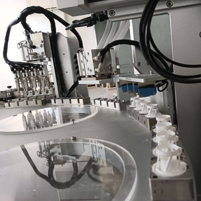 Ein guter Preis. High Speed Desiccant Cap Assembly Machine mit hoher qualifizierter Rate und separaten Ausgängen für pharmazeutische und Gesundheitsanwendungen Online
