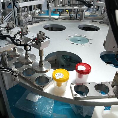 Drehtisch-Urinbecher-Montagemaschine mit stabiler Leistung und geringen Wartungskosten für die Montage medizinischer Produkte