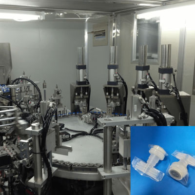 Ein guter Preis. High Efficiency Medical Product Assembly Machine with 98% Operation Rate and 2500-8000pph Production Speed for IV Soft Bag Caps and Ports Online